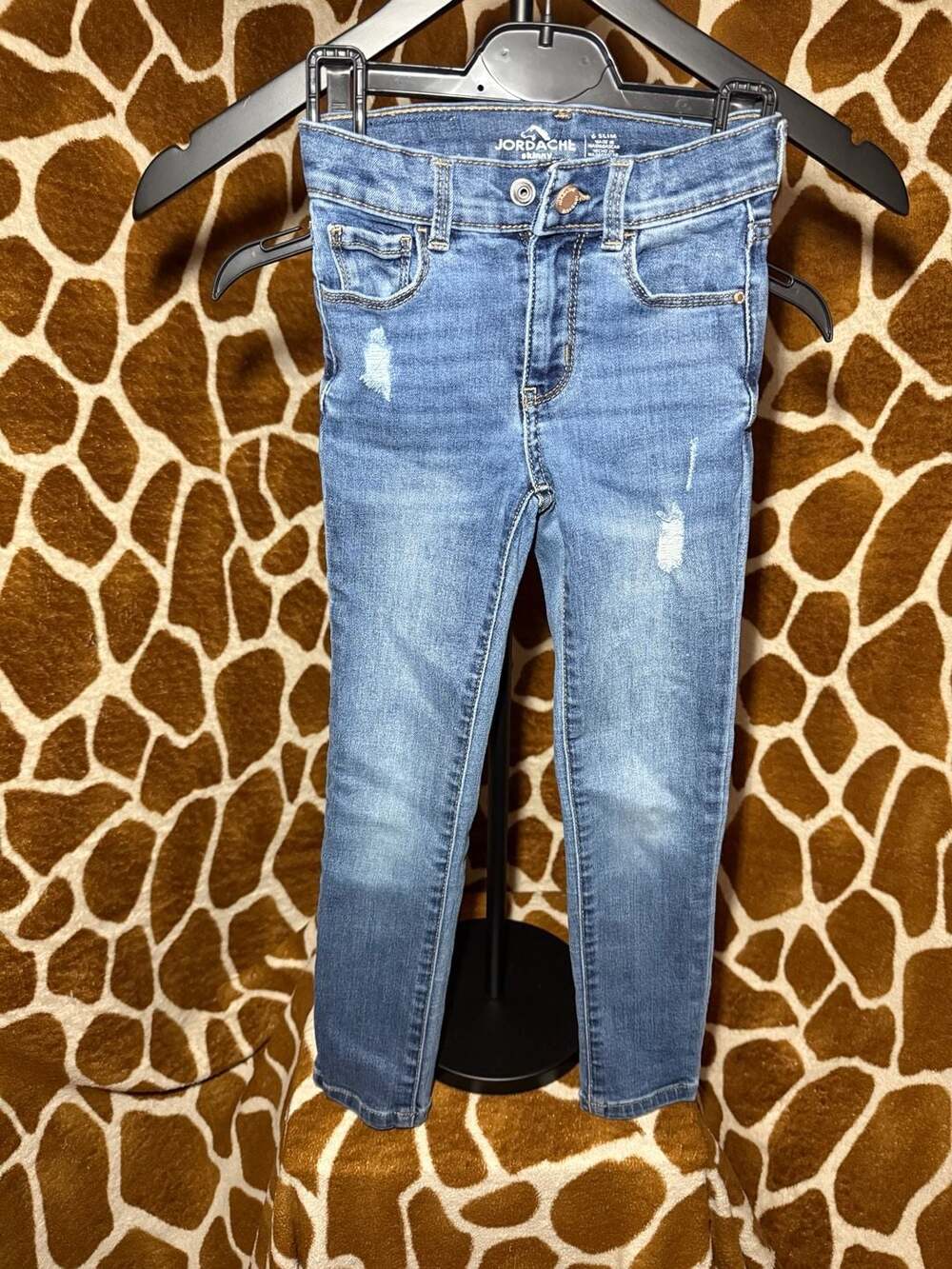 Jordache Girls Skinny Distressed Jeans Size 6 Slim